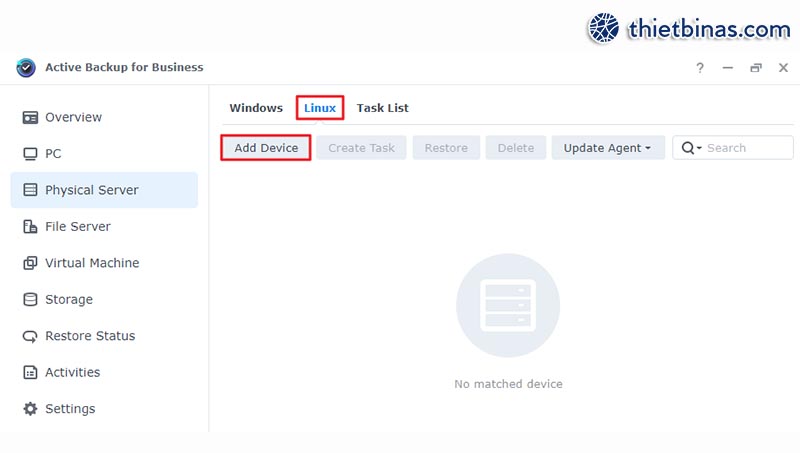 Sao lưu và khôi phục thiết bị Linux